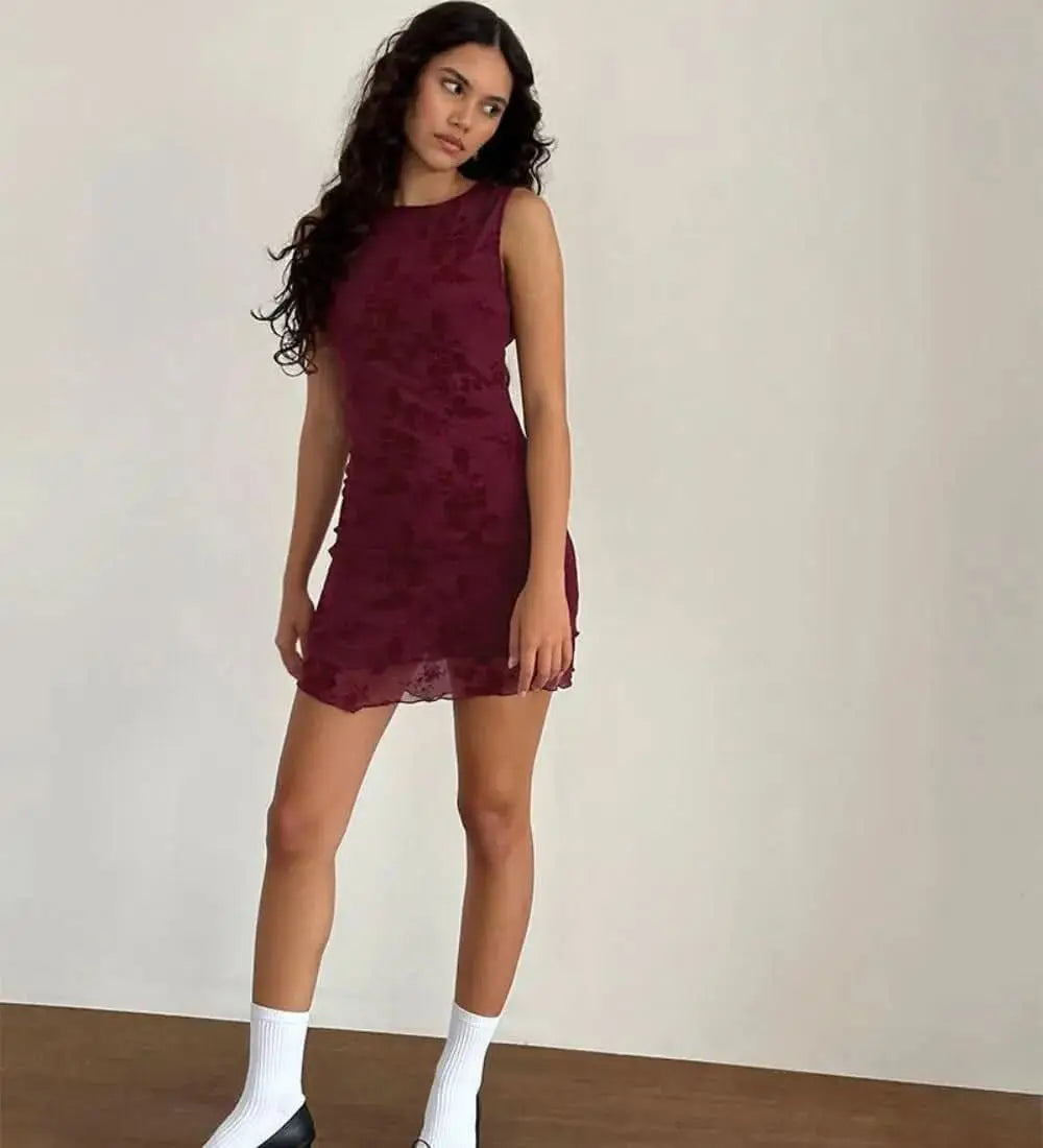 Ruby Robe Mini Brodée - ComfySweet