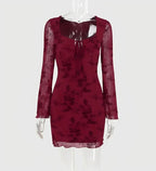 Scarlett Robe Mini Dentelle - ComfySweet