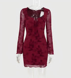 Scarlett Robe Mini Dentelle - ComfySweet
