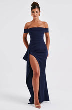 Siana Robe Maxi Bardot - ComfySweet