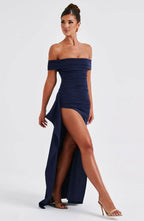 Siana Robe Maxi Bardot - ComfySweet