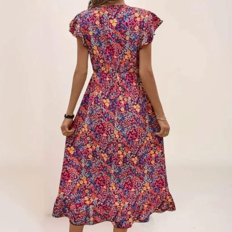 Thea Robe Midi Bohème - ComfySweet