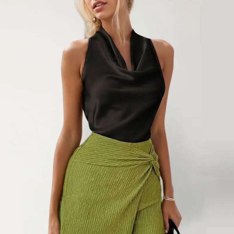 Top Col Bénitier Dos - Nu en Nœud - ComfySweet