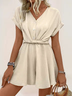 Velia Combishort Évasée Manches Batwing - ComfySweet