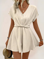 Velia Combishort Évasée Manches Batwing - ComfySweet