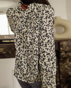 Blouse à volants à fleurs